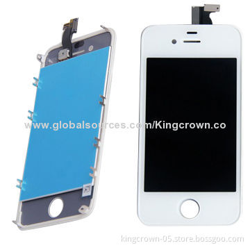 LCD Display Assembly for iPhone 4/4G/4S/CDMA with Touch Screen and Frame Full Set Assembly